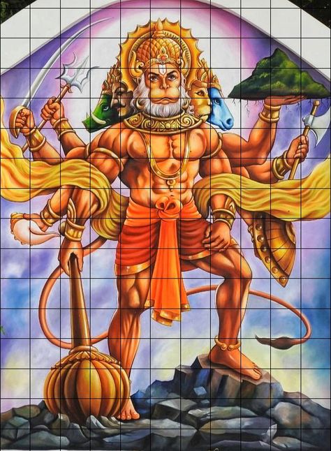 Hanuman ji Drawing, Hanuman ji photo, somnath khatua art Panchmukhi Hanuman Sketch, Hanuman Ji Canvas Painting Easy, Panchmukhi Hanuman Ji Sketch, Panchamukhi Hanuman Drawing, Hanuman Dada Drawing, Panchmukhi Hanuman Drawing, Panchmukhi Hanuman Ji Drawing, How To Draw God, Hanuman Ji Painting On Canvas