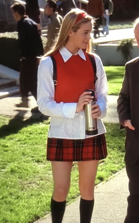 90s Preppy Outfits, Preppy 2000s, Cher Clueless Outfit, 90s Themed Outfits, 90s Preppy, Cher Outfits, Cher Clueless, Clueless Fashion, Preppy Fashion