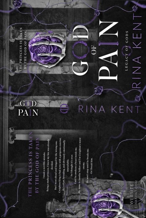 Empty Book Cover, God Of Pain, Mini Books Diy, Books Diy, Book Reading Journal, Book Cover Diy, Book Cover Template, Rina Kent, Book Library