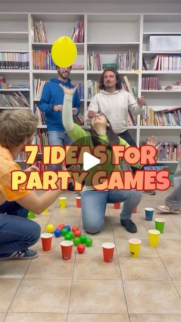 BanZaiiii🐒 | 7 ideas for party games 🎉🤯

Check our page for all information 

#game #party #fun #friends #scout #giochi #amici #divertimento #crazy... | Instagram Elephant March Game, At Home Games For Families, Games For Color Party, Games For House Party, Crazy Games To Play With Friends, Fun Group Games For Adults Hilarious, Family Games Indoor For All Ages, Games For Four People, Game Night Ideas For Adults Food