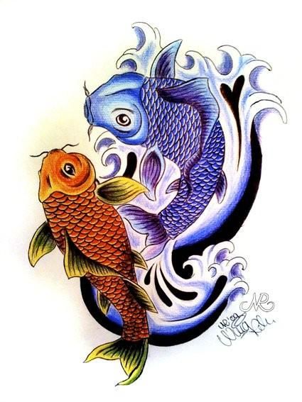 Purple Koi Fish, Koi Fish Tattoo Design, Fish Tattoo Design, Koi Tattoo, Koi Fish Tattoo, Fish Tattoo, Piercing Ideas, Tat Ideas, Tattoo Sleeve