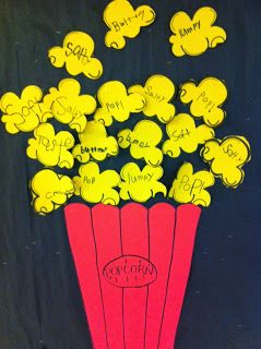 Mrs. Prince and Co.: FIVE SENSES WITH POPCORN {FREEBIE} Art Second Grade, Ib Classroom, Senses Art, Five Senses Preschool, Popcorn Theme, Pre-k Science, Senses Preschool, My Five Senses, Abc Coloring Pages