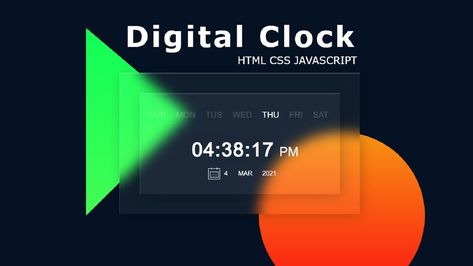 JavaScript Clock | Digital Clock Using HTML CSS and JavaScript.Building a digital clock using JavaScript can be an excellent project for a beginner to unders... #html #css #javascript Analog Clock Live Wallpaper, Retail Resume Examples, Digital Clock Design, Short Resignation Letter, Resume Format For Freshers, Job Resignation Letter, Javascript Projects, Javascript Code, Html Css Javascript Project Ideas