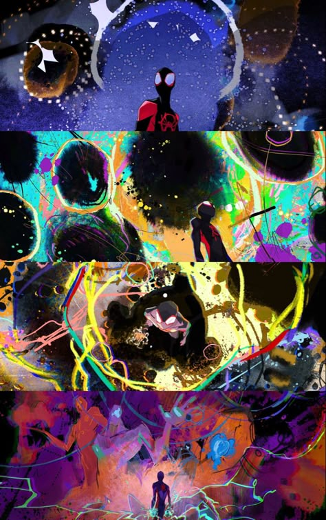 Spiderman Across The Spider Verse Screenshots, Spiderman Through The Spiderverse, Spiderverse Official Art, Spiderman Into The Spiderverse Art Style, Spiderman Into The Spiderverse Art, Spiderverse Design, Into The Spiderverse Art Style, Spiderverse Reference, Into The Spider Verse Art