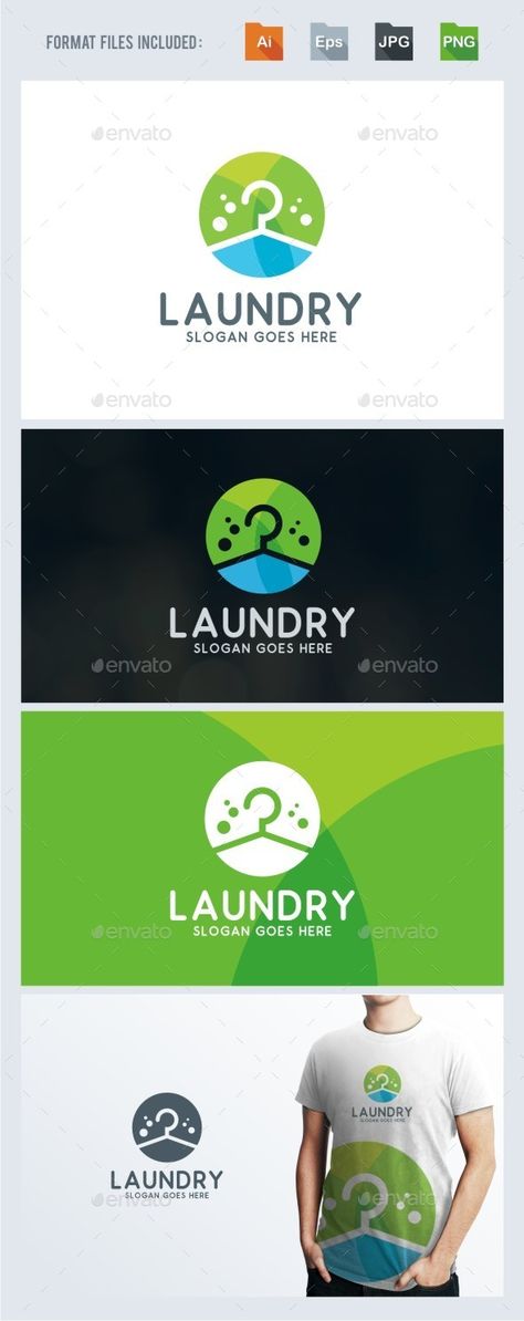 Laundry Logo Template Vector EPS, AI. Download here: http://graphicriver.net/item/laundry-logo-template/14071534?ref=ksioks Laundry Logo, Cart Logo, Laundry Business, Guideline Template, Laundry Shop, Laundry Design, Letterhead Template, Elegant Business Cards, Cool Business Cards