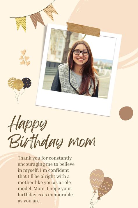 Happy Birthday Template For Mother, Birthday Soon Template, Happy Birthday Mama Wishes, Happy Birthday Mom Template, Birthday Wishes For Mama, Bday Captions, Happy Birthday Momma, Birthday Message For Mother, Mom Template