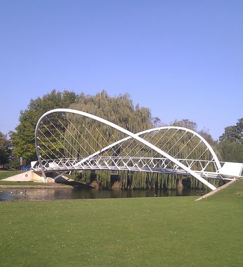 Butterfly Bridge, Bedford, England Bedford England, England Uk, British Isles, Wales England, Great Britain, About Uk, United Kingdom, Arch, Places To Visit