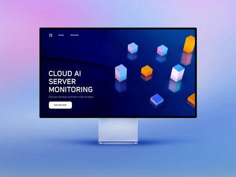 Data Cloud Service - Website Concept Green Marketing, Service Website, Website Concept, Movie App, Cloud Data, 3d Concept, Meditation Apps, Dashboard Design, Travel Website