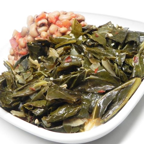 Vegetarian Collard Greens Recipe, Vegetarian Collard Greens, Southern Collard Greens, Collard Greens Recipe, Vegetarian Barbecue, Vegetarian Foods, Slow Cooker Vegetarian, Collard Greens, Vegetarian Cooking