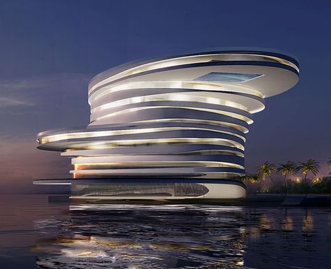 Coming soon to Zayed Bay, Abu Dhabi, the 5-star luxury Helix Hotel.  Impressive, artful architecture. Unusual Buildings, Hotel Architecture, Amazing Buildings, Unique Buildings, Unique Architecture, Design Competitions, Futuristic Architecture, Hotel Design, Architectural Inspiration