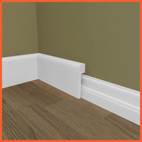 Skirting Board Covers, Modern Baseboards, Baseboard Styles, Mdf Skirting, Cornice Boards, Board Covers, Skirting Boards, Round Design, Diy Home Improvement