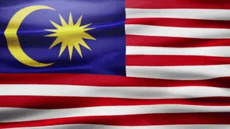 Bendera Malaysia Berkibar, Malaysia Flag Aesthetic, Bendera Malaysia, Flag Video, Flag Gif, Malaysia Flag, Labels Design, Packaging Labels Design, Aesthetic Gif