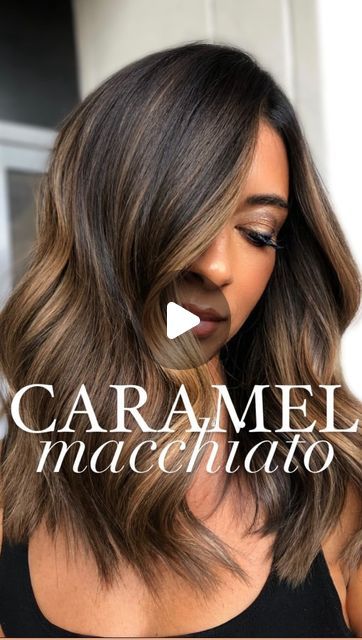 MARINA V SELLECCHIA on Instagram: "CARAMEL MACCHIATO ☕️  Save this formula + let me know if you try it 📍 Tag someone you think this color would look good on 💁🏻‍♀️  @trussprofessional  ➖melt 5.0 + 6.0 ➖tone 7.7+ 8.73 + 9.31  Use code TRUSSMARINA to save ⚡️  @behindthechair_com @thebtcteam #behindthechair #thebtcteam #btcreelquickie #hairreels #hairvideos #hairtutorial #haireducation #haircolorideas #modernsalon #americansalon #beautylaunchpad #bestofbalayage #mastersofbalayage #beautifulhair #trendinghair #longhair #wavyhair  #brunette #brunettebalayage #brunettehair #cinnamonbalayage #brunettespecialist #warmbalayage #dimensionalbrunette #dimensionalcolor  #formulabreakdownpost #haircolorformula #btconeshot2024_colorvideo #trussprofessional #crazyfortruss" Caramel Balayage Formula, Caramel Macchiato Hair, Color Melt Brunette, Brunette Color Melt, Cinnamon Balayage, Warm Balayage, Dimensional Brunette, Hair Color Formulas, Dimensional Color