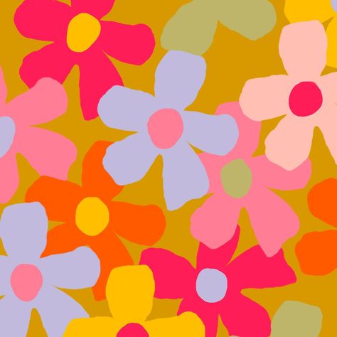 funky flowers!!! Funky Prints Pattern, Funky Designs Pattern, Funky Flowers, Funky Prints, Funky Patterns, Red Daisy, Collage Wallpaper, Fruit Wallpaper, Wallpaper Photos