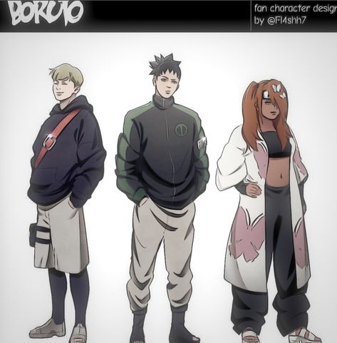 Inoshikacho Boruto, Cho Cho Boruto, Shikadai Timeskip, Konoha Village, Baruto Manga, Team 10, Oc Manga, Boruto Characters, Boruto And Sarada