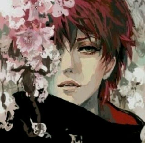 An Anime, Anime Character, Red Hair, Naruto, Flowers, Red, Hair, Anime