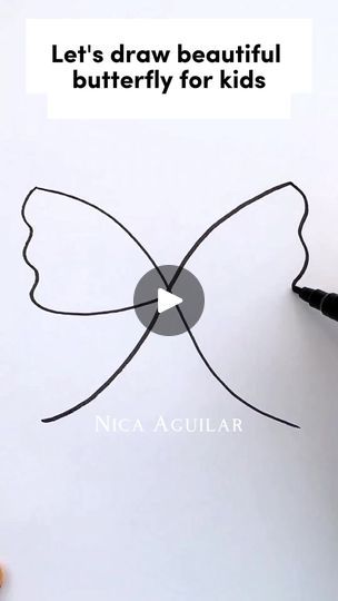 Butterfly On Sunflower Drawing, How To Draw A Butterfly For Kids, Butterfly Drawing For Kids Easy, How To Draw Butterfly Easy, Butterfly Drawings Easy, How To Draw Butterflies, Draw Butterfly Easy, How To Draw A Butterfly, Butterfly Drawing For Kids