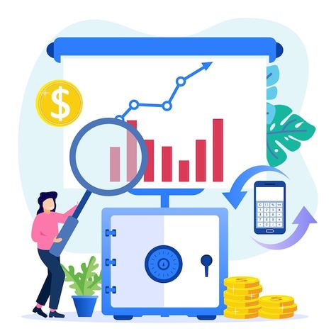 Finance Illustration, Graphic Cartoon, Business And Finance, Capital Market, Cartoon Pics, Illustration Vector, Marketing Trends, Cartoon Illustration, Business Growth