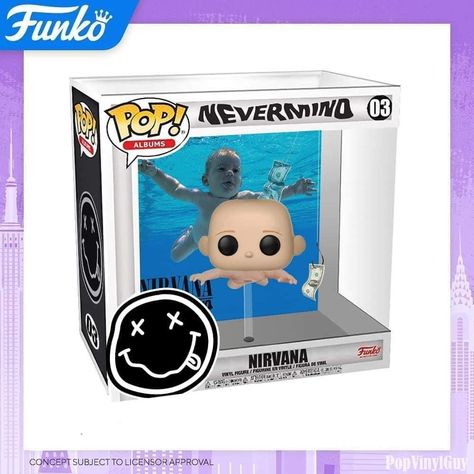 Nevermind Nirvana, Funko Pop List, Игрушки Funko Pop, Nirvana Nevermind, Funko Pop Dolls, Funk Pop, Funko Pop Collection, Angus Young, Pop Dolls