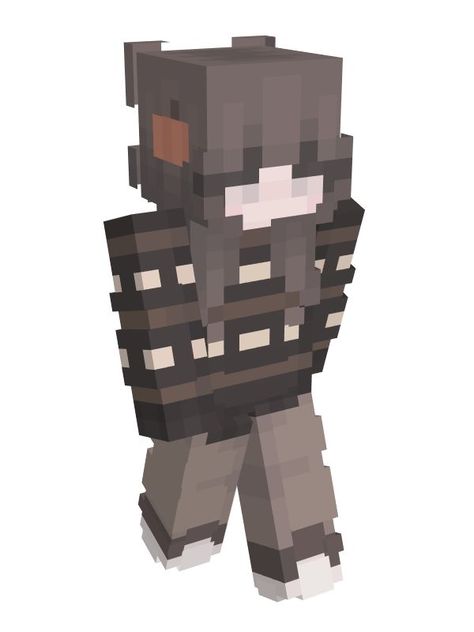 a sweet, brown minecraft skin for autumn by giovanka on namemc! <3 Clip Pigtails, Brown Eyes Brunette, Diy Dragon Costume, Minecraft Skins Aesthetic, Mc Skins, All Minecraft, Dragon Costume, Minecraft Inspo, Minecraft Buildings