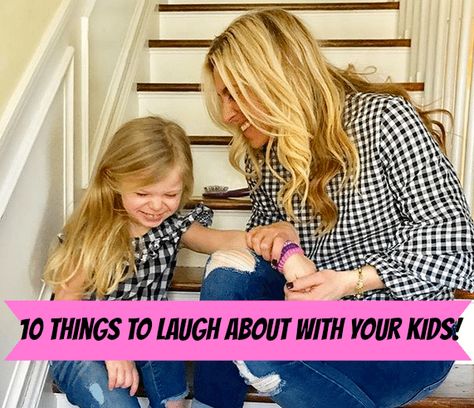 Ten simple things to laugh about with your kids. How to promote happiness within your family. MomGenerations.com #laugh #family #kids #parenting Mommy Daughter Activities, Mother Daughter Activities, Daughter Activities, Moms And Daughters, Baby Chicks Raising, Family Projects, Raising Girls, Mother Daughter Relationships, Family Fun Night