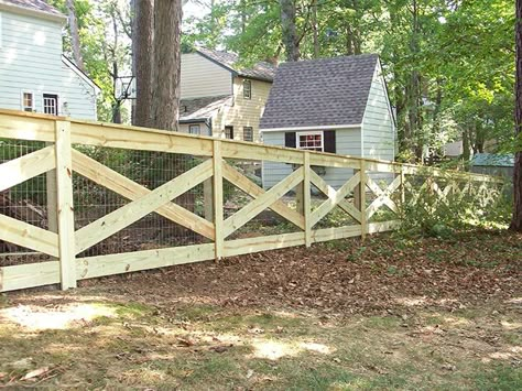 Four foot cross buck with wire fencing Fences Design, Girly House, Post And Rail Fence, Wood Fence Design, Country Fences, Wood Fences, Front Fence, Fence Designs, Types Of Fences