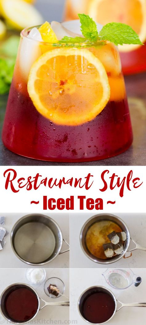 We’re sharing all the tips and tricks you need to make the most flavorful, refreshing sweetened, or unsweetened iced tea. Homemade iced tea only requires a few simple steps and ingredients. Follow the process below and you’ll be sipping tea on the porch in no time. Iced Tea For Party, Home Made Ice Tea Recipes, Gallon Iced Tea Recipe, Best Ice Tea Recipe, Large Batch Iced Tea, Unsweetened Iced Tea Recipes Homemade, Sparkling Iced Tea, Tropical Iced Tea, Home Made Iced Tea