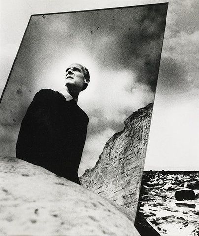 Bill Brandt, Self Portrait with Mirror, East Sussex Coast, 1966 Bill Brandt Photography, Photographer Self Portrait, Bill Brandt, Lee Friedlander, Matt Hardy, Constantin Brancusi, Edward Steichen, High Contrast Images, Walker Evans