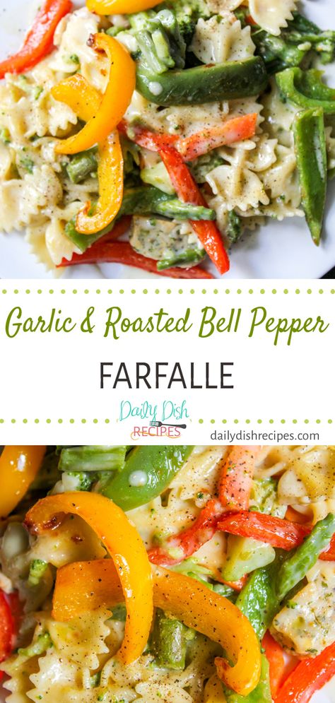 Stuffed Bell Pepper Pasta, Recipes Using Bell Peppers Dinners, Pasta And Bell Pepper Recipes, Pasta Bell Peppers, Spinach And Bell Pepper Recipes, Green Bell Pepper Recipes Vegetarian, Recipes Using Colored Bell Peppers, Fresh Dinner Ideas Summer, Side Dishes With Bell Peppers