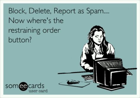 Restraining order button... Seriously though!! Order Quotes, Jealous Women, Crazy Ex, Restraining Order, Get A Life, E Card, Ecards Funny, Someecards, Bones Funny