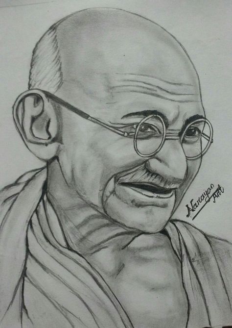 Poster On Freedom Fighters, Freedom Fighter Drawing, Mahatma Gandhi Sketch, Mahatma Gandhi Art, Mahatma Gandhi Drawing, Gandhi Drawing, Incredible India Posters, Shading Drawings, Tiger Art Drawing