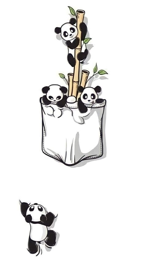 Cartoon Tshirt Design Ideas, Cute Cotton T-shirt With Cartoon Print, Panda Art Design, Dtf Print Designs, Desiigner Panda Wallpaper, Panda Wall Painting, Black Cotton T-shirt With Cartoon Print, Panda Tshirt Design Ideas, Cute Panda Drawing