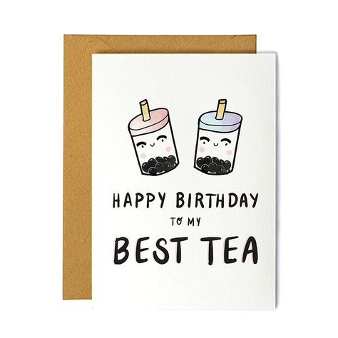 Bff Cards, Best Friend Birthday Cards, Creative Birthday Cards, Happy Birthday Best Friend, Happy Birthday Friend, Sister Birthday Card, Bff Birthday, Bday Cards, Cute Birthday Cards