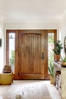 Stylish Doors, Wooden Front Door Design, Interior Wood Doors, Wooden Doors Interior, Wood Front Doors, Wooden Front Doors, San Diego Houses, Wooden Door Design, House Front Door