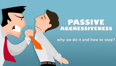 Passive-aggressive behaviors are those which involve acting indirectly competitive rather than directly competitive . Passive-aggressive individuals regularly exhibit resistance to requests or requests from family and other people often by procrastinating, expressing sullenness, or acting stubborn. Examples Behaviour may manifest itself in numerous ways. For example, Someone might create excuses to prevent certain People as …  Understanding Passive-Aggressive Behavior Read More » Passive Aggressive Behavior, Aggressive Behavior, Self Efficacy, Stand Up For Yourself, Passive Aggressive, Best Sites, Wasting Time, Life Skills, Other People