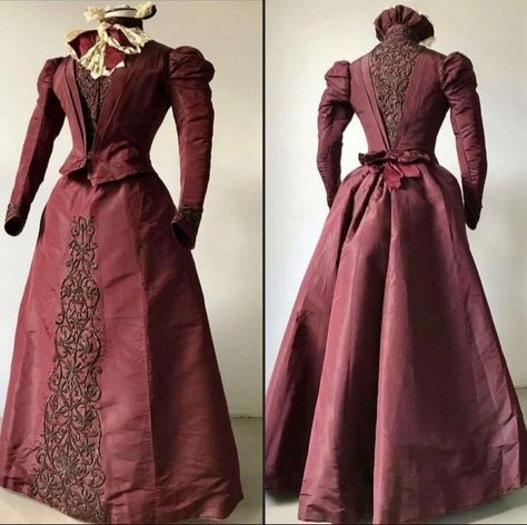 1890s Fashion Women, 1900 Dresses, 1890 Dress, 1880s Dress, 1899 Fashion, Princess Evening Dress, 1870s Fashion, 1890s Fashion, 1880s Fashion