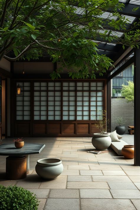 Transform your outdoor space with these 15 dreamy Japanese patio ideas! Imagine a peaceful retreat featuring bamboo accents, serene water features, and lush greenery. Whether you're enhancing a small balcony or revamping a spacious garden, you'll find tons of inspiration. Discover how to integrate traditional Japanese designs, like zen gardens and minimalist furnishings, into your patio. It’s the perfect spot to relax and unwind while embracing nature. Let your creativity flow as you create your own soothing Japanese oasis in the backyard! Japanese Patio Ideas, Japanese Patio, Japanese Outdoor, Rock Pathway, Japanese Designs, Small Water Features, Zen Gardens, Wooden Gazebo, Japanese Lanterns