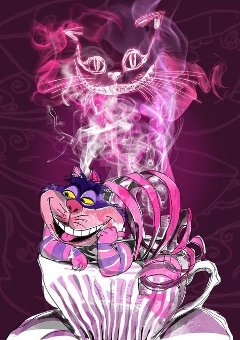 Cheshire Cat Wallpaper, Cheshire Cat Art, Cheshire Cat Tattoo, Alice And Wonderland Tattoos, Cheshire Cat Alice In Wonderland, Alice In Wonderland Artwork, Dark Alice In Wonderland, Alice In Wonderland Drawings, Wonderland Artwork