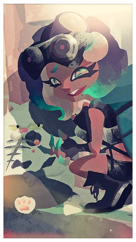 Splatoon Tumblr, Nintendo Switch Splatoon, Marina Splatoon, Splat Tim, Splatoon Squid, Pearl And Marina, Nintendo Splatoon, Splatoon 2 Art, Splatoon Comics