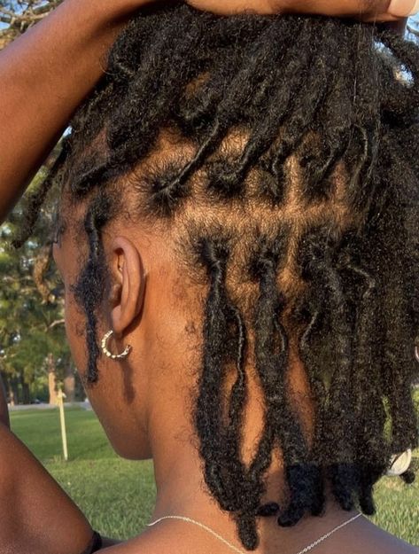 Large Locs, Female Dreads Hairstyles, Micro Locks, Female Dreads, Dreadlocks Hair Care, Loc Goddess, Short Dreadlocks Styles, Dreads Hairstyles, Loc Hairstyles