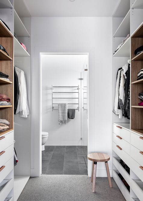 Five Best Australian Emerging Architecture Practices | Habitus Living Walk In Closet And Bathroom Combo, Closet Bathroom Combo, Walk Through Closet To Bathroom, Closet And Bathroom Combo, Closet To Bathroom, Master Bath And Closet, Walking Closet, Closet And Bathroom, Walk In Closet Design