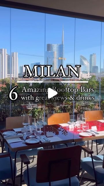 𝐰𝐨𝐫𝐥𝐝𝐰𝐢𝐝𝐞𝐯𝐢𝐬𝐢𝐭𝐳🪙 on Instagram: "Great Rooftop Bars in Milan 🇮🇹

Here are some of my Favorite Rooftop Bars in Milan. 
All of them offer great views, drinks and snacks👇🏽

📍Organics Sky Garden:
Via Giovanni Battista Pirelli, 20, 20124 Milano

📍The Roof Milano:
Via Alberico Albricci, 2/4, 20122 Milano

📍A‘Riccione Terrazza 12:
Via Durini, 28, 20122 Milano

📍SunEleven Rooftop Bar:
P.za Cesare Beccaria, 20122 Milano

📍Vertigo Milano by Purobeach:
Via Tortona, 35, 20144 Milano

📍Ceresio 7 Pools & Restaurant:
Via Ceresio, 7, 20154 Milano

🌍Follow @worldwidevisitz for daily travel tips and inspiration 
📌Save this post for your next trip to Milan
💌Send this to someone who needs to see this 

#milan #milancity #duomo #scala #milanfashion #milano🇮🇹 #ilovemilano #milanlif Milan Food, Milan Restaurants, Drinks And Snacks, Milan City, Milan Cathedral, Rooftop Bars, Sky Garden, Milan Design Week, Rooftop Bar