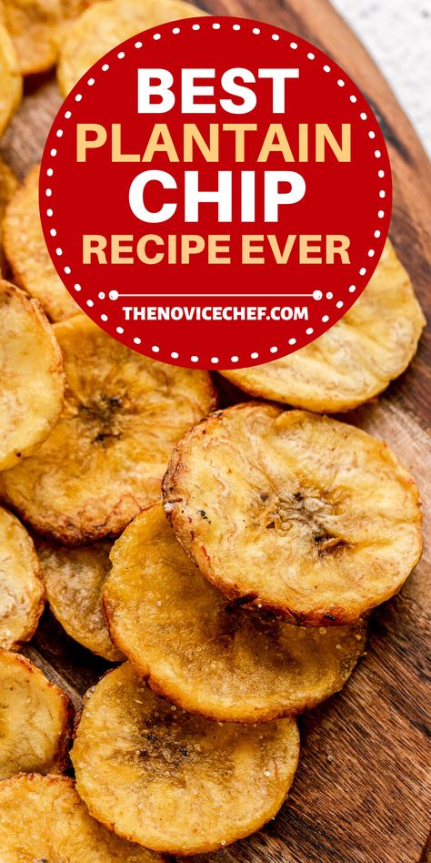 Sweet Plantain Chips, Dehydrated Plantain Chips, Cooking Plantains Easy Recipes, Plantain Chips Air Fryer, Homemade Plantain Chips, Ripe Plantain Recipes Healthy, Baked Plantain Recipes, How To Make Banana Chips, Air Fryer Plantain Chips