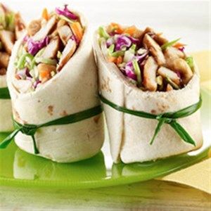 Teriyaki Chicken Wraps, Chicken Wrap Recipe, Panini Recipes Chicken, Pollo Teriyaki, Easy Teriyaki Chicken, Buffalo Chicken Wraps, Chicken Wrap Recipes, Wrap Recipe, Sandwich Wraps