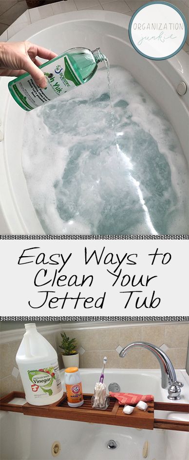 Easy Ways to Clean Your Jetted Tub| Clean Your Jetted Tub, Cleaning, Home Cleaning Hacks, Home Cleaning, Clean Your Bathtub, How to Clean Your Bathtub, Cleaning Tips and Tricks Clean Jetted Tub, Bathroom Cleaning Tools, Tub Cleaning, Diy Bathroom Cleaner, Casa Clean, Jetted Bath Tubs, Clean Bathtub, Tub Cleaner, Bathroom Cleaning Hacks