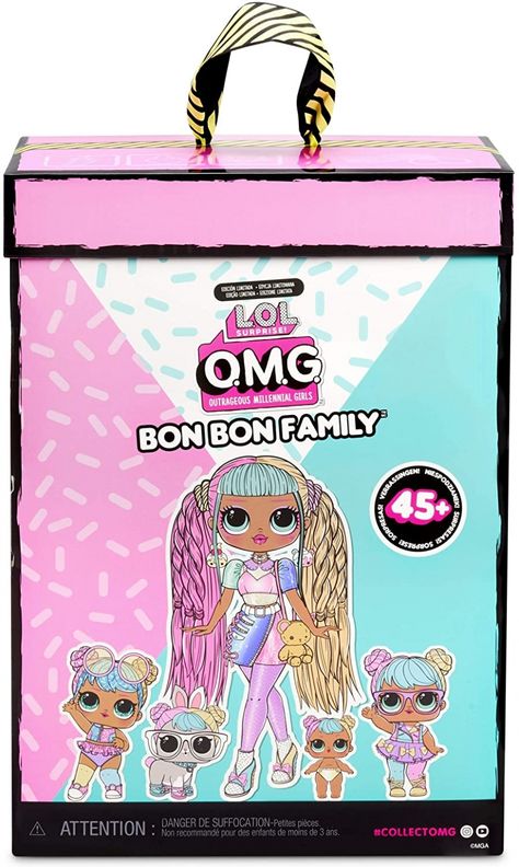 LOL Surprise OMG Bon Bon Family Pack - 2020 exclusive doll set - YouLoveIt.com Candylicious Omg Doll, Lol Surprise Omg Dolls, Lol Toys, Muñeca Baby Alive, Num Noms, Lol Doll, Complete Family, Lol Omg, Barbie Doll Set