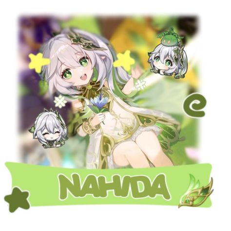 Archon Genshin, Nahida Icon, Nahida Genshin Impact, Genshin Widgets, Green Cute, Phone Theme, Phone Themes, App Icon, Genshin Impact