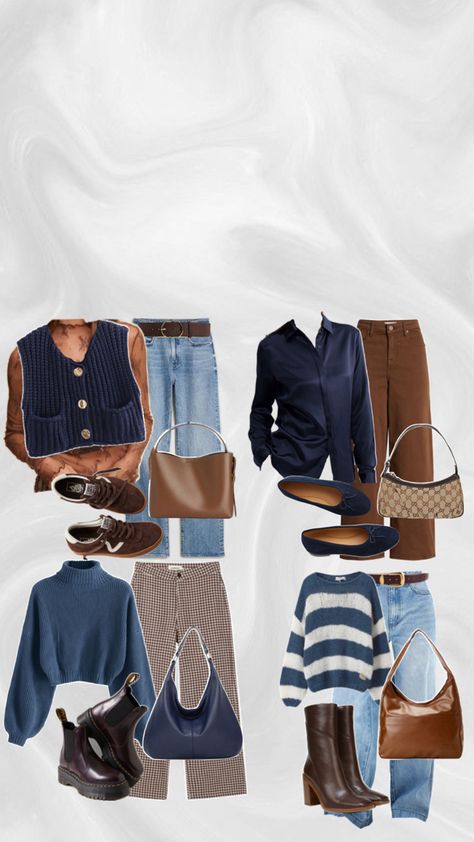 Blue and brown fall outfit inspo | brown and blue fall looks outfits

Comment SHOP below to receive a DM with the link to shop this post on my LTK ⬇ https://liketk.it/4TMQ7 #ltkxmadewell #ltkitbag #ltkseasonal

Blue and brown fall outfit inspo | brown and blue fall looks outfits Navy And Brown Outfit, Navy Fall Outfits, Brown And Blue Outfit, Blue And Brown Outfit, Outfit Inspo Brown, Family Photo Colors, Navy Outfit, 3 Girls, Brown Fall