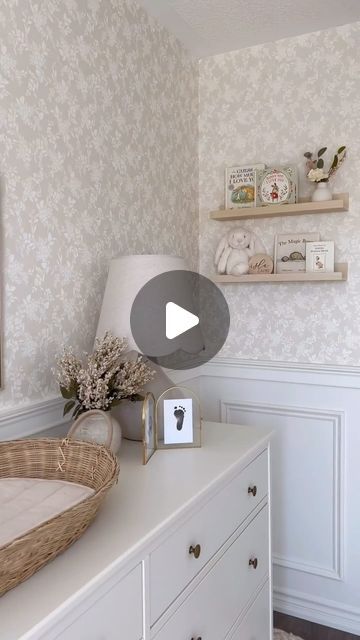 KAY + CO. on Instagram: "my favourite room in the house quickly became many of yours too ☁️ with so many new faces on here I get asked about links to this room daily, so..

Comment NURSERY and I’ll send the links directly to your inbox so you can easily shop this dreamy space 🔗

You can also shop the links directly through my @ltk.home 🫶🏼 

#nursery #nurserydecor #nurserydesign #diynursery #neutralnursery #girlnursery #nurserylighting #wallsconce #wallsconces #motherhood #firsttimemom #bedtimeroutine #nurseryswing #babyswing #babyswings #neutralbaby #cozybaby #babygirl" Nursery Wall Ideas, Girl Nursery Wallpaper, Nursery Lighting, Neutral Wallpaper, Diy Nursery, Baby Swings, Neutral Baby, Nursery Wallpaper, Nursery Design