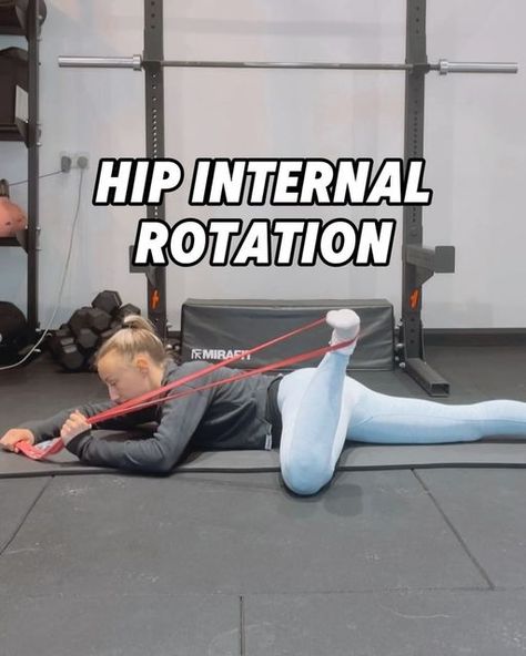 Kim | Mobility, Strength & Flexibility on Instagram: "Save these 7 hip internal rotation exercises - beginner to advanced 🔥 Read the caption for more info 🤓  Studies have shown that there is a link between low back pain and restricted hip internal rotation 🔗😮  Hip internal rotation is important because it is one of the 6 ROM that play a role in our hip function  We use this ROM daily when we walk, run, or change direction 🏃🏼‍♀️  It is a common movement pattern in many sports that require rotation 🏌️‍♀️  And also is a requirement for a deep squat (along side ankle dorsiflexion and other joint functions) 🏋️‍♀️  So if you’re getting low back pain - assess your joints and particularly your hips! (LINK IN BIO TO BOOK YOURS WITH ME 😄)  Or if you’d like to learn for yourself or your clie Chiropractic Stretches, Rotation Exercises, Ankle Dorsiflexion, Stretches Hips, Movement Pattern, Neck And Shoulder Exercises, Beginner Exercises, Hip Mobility Exercises, Hip Opener